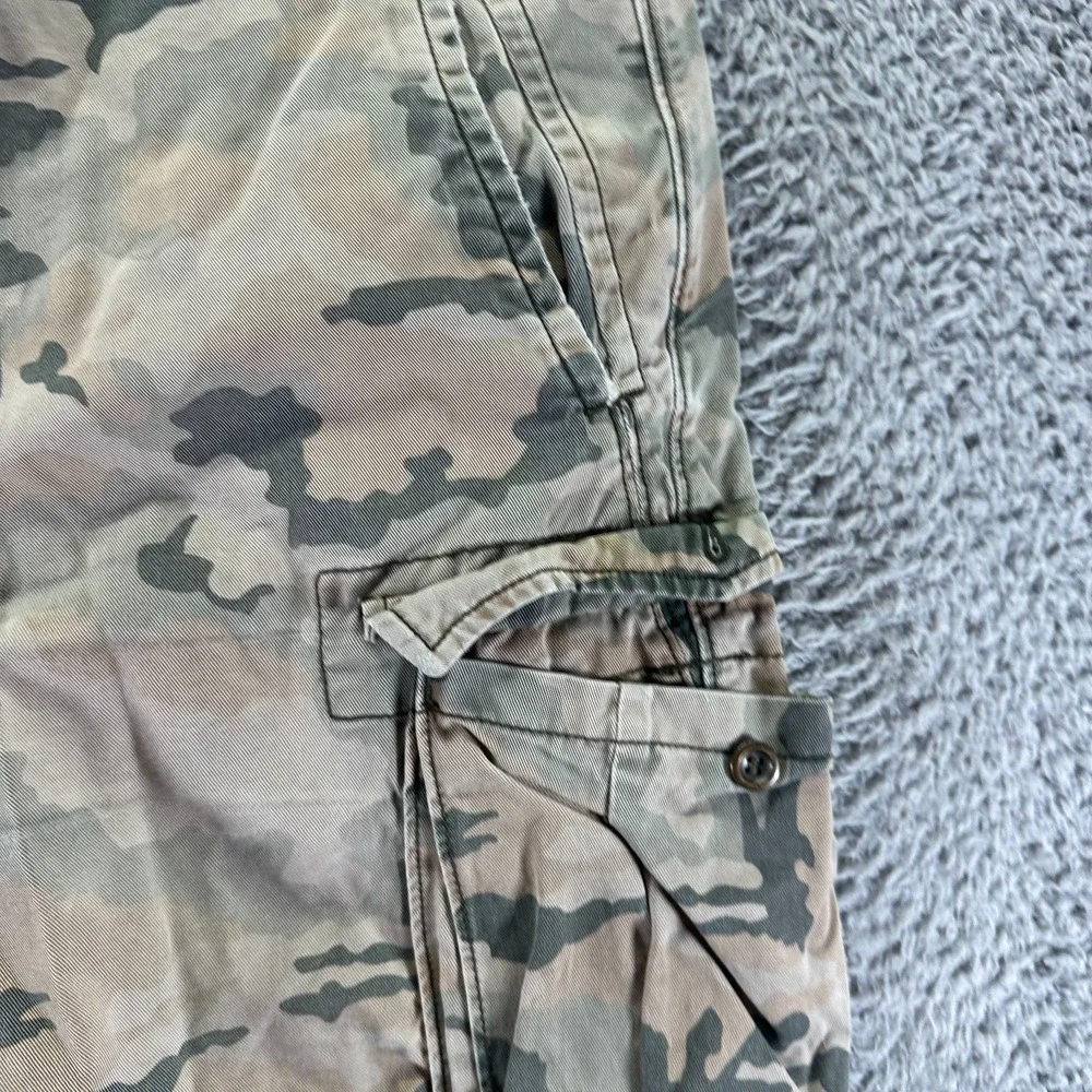 Vintage Levi's Shorts Mens 42 Brown Camouflage Cotton Cargo‎ Utility Workwear